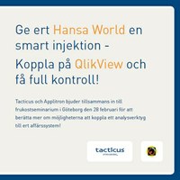 QlikView Frukostseminarium - Hansa World, 28:e februari